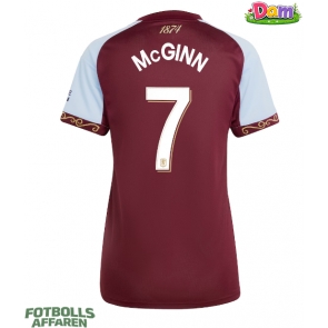 Aston Villa John McGinn #7 Hemmatröja Kvinnor 2025-26 Kortärmad